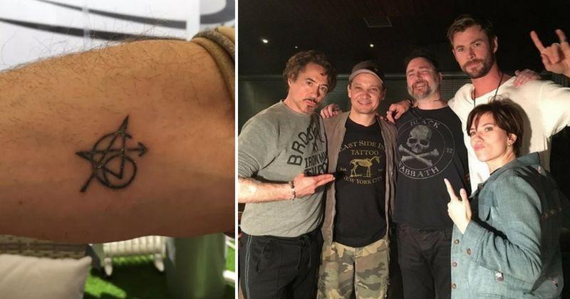 Marvel's original Avengers celebrate Infinity War by getting matching  tattoos | Hollywood News - The Indian Express